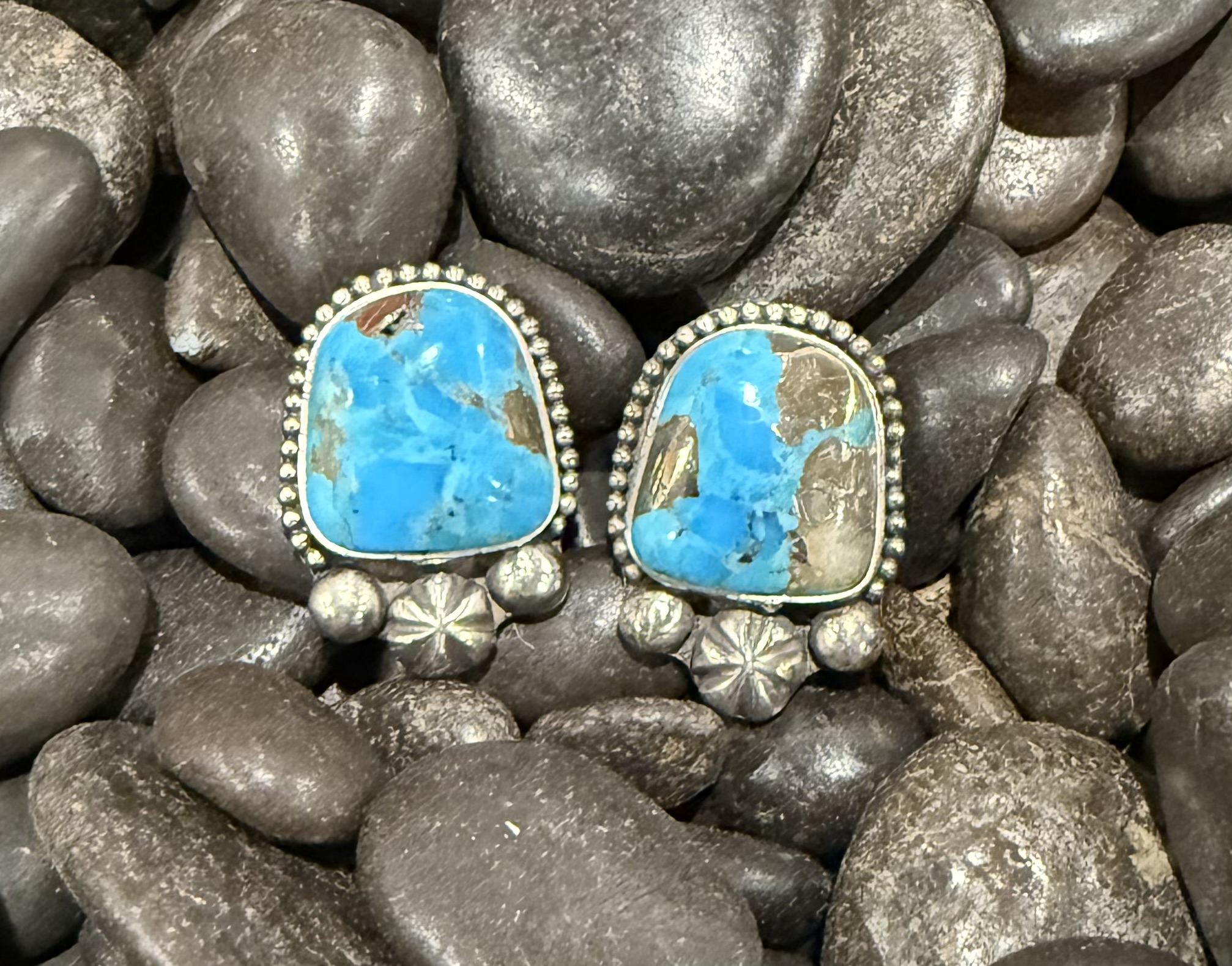 Vintage Style Kingman Studs
