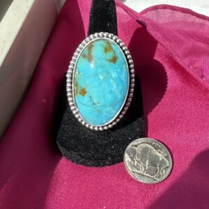 Kingman Turquoise Statement Ring