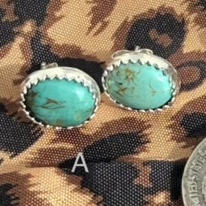 Perfect Kingman Turquoise Studs